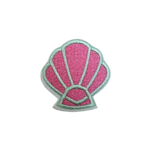 Silitettävä kangasmerkki - simpukka