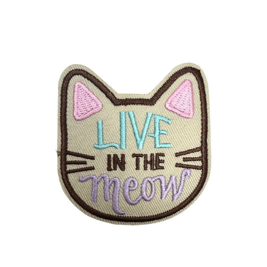 Silitettävä kangasmerkki - kissa