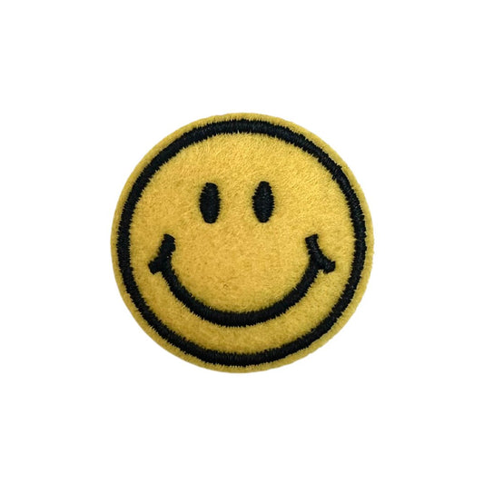 Silitettävä kangasmerkki - smiley