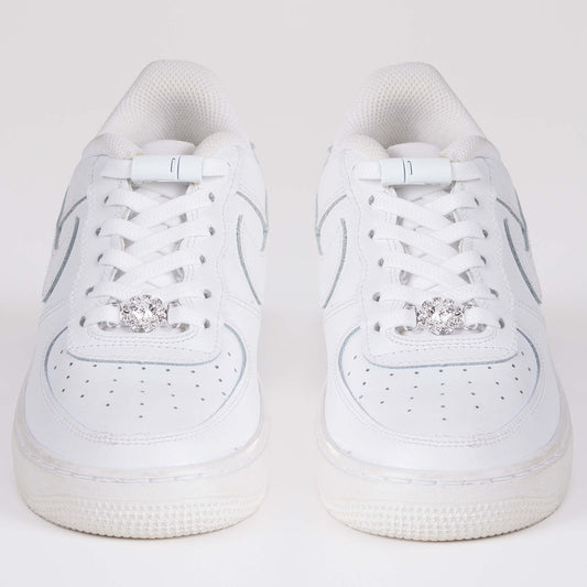 EEZYBEEZY kengännauhakoriste hopeinen timantti