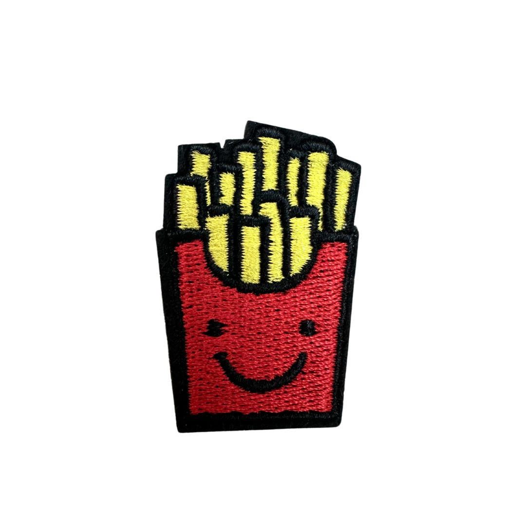 Silitettävä kangasmerkki - ranskalaiset perunat