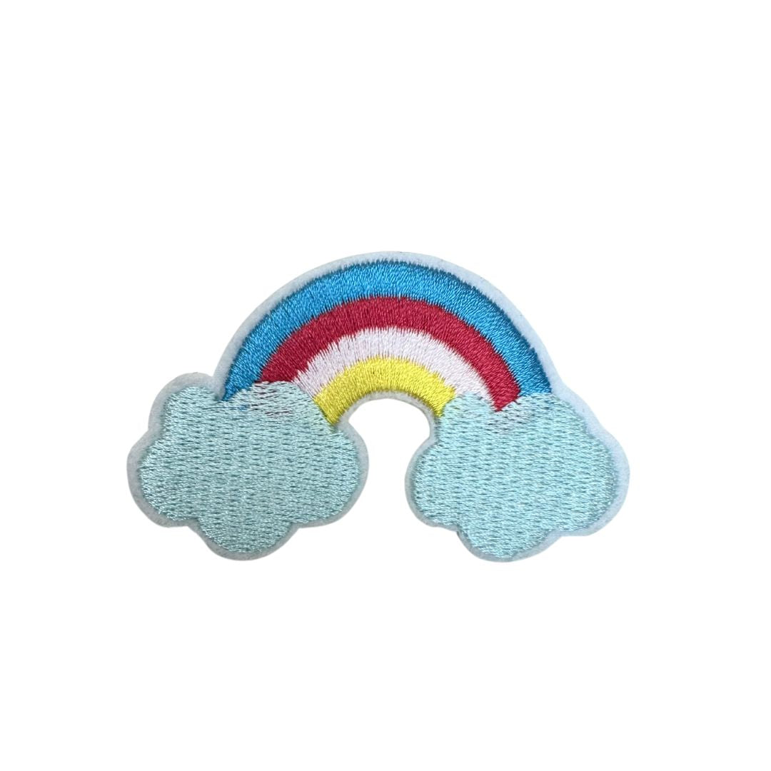 Silitettävä kangasmerkki - sateenkaari