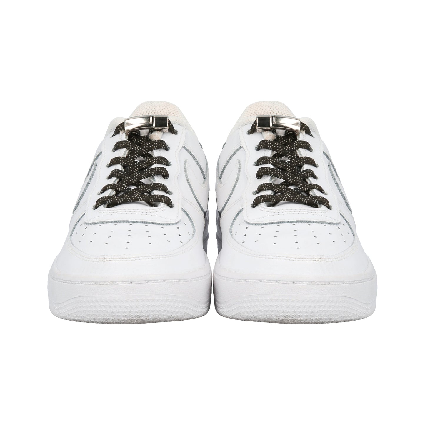 Venyvät kengännauhat - MUSTA HEIJASTAVA