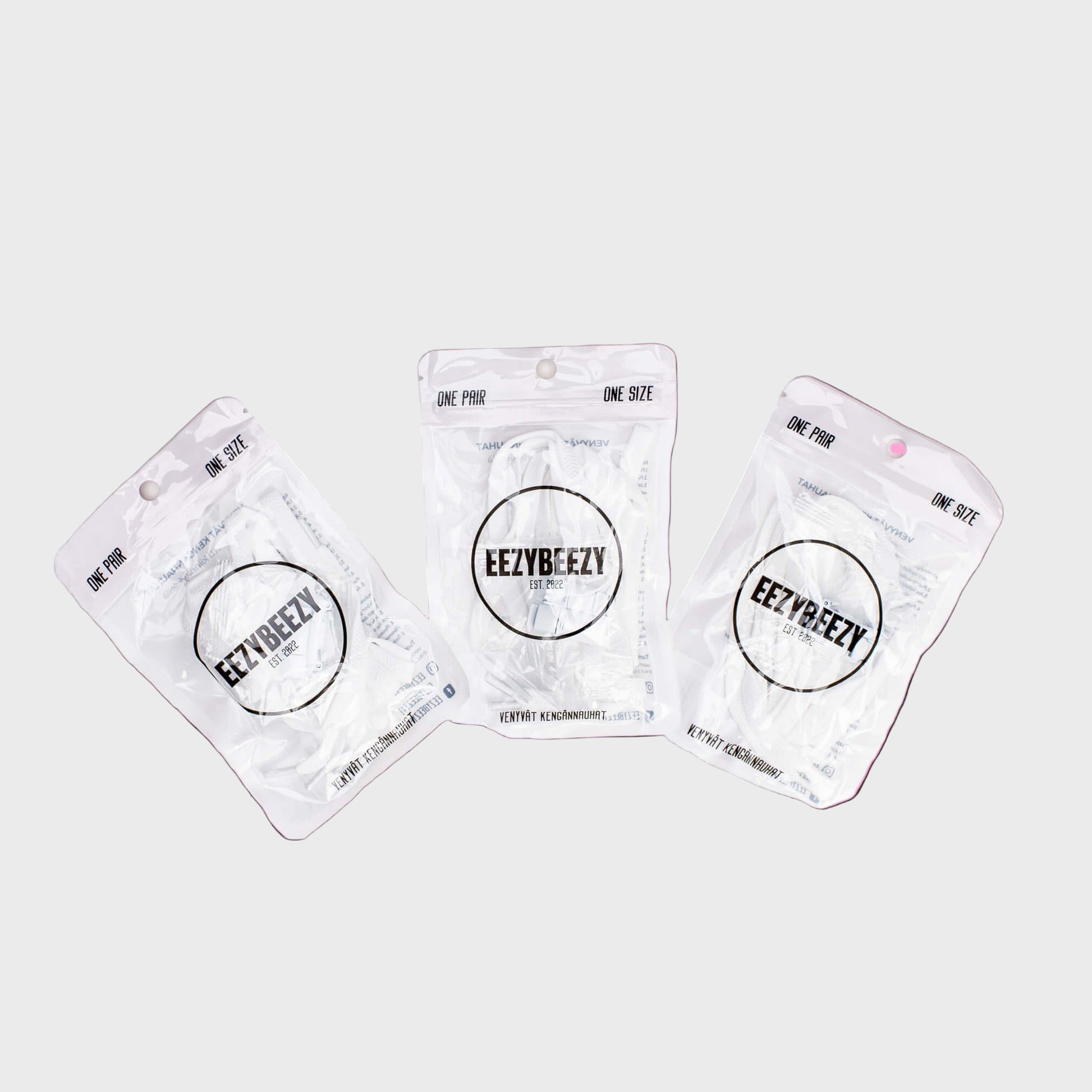 Venyvät kengännauhat kolmen setti