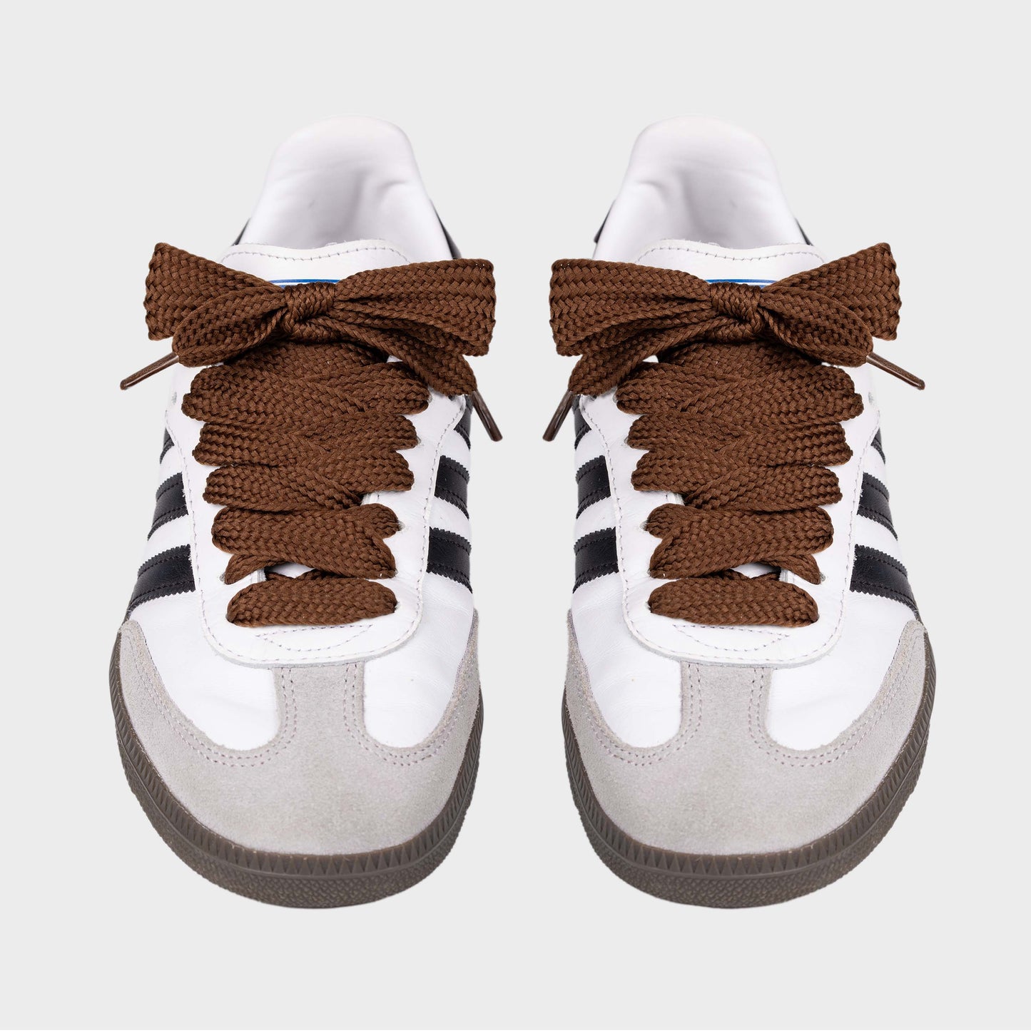FLAT LACES - BROWN