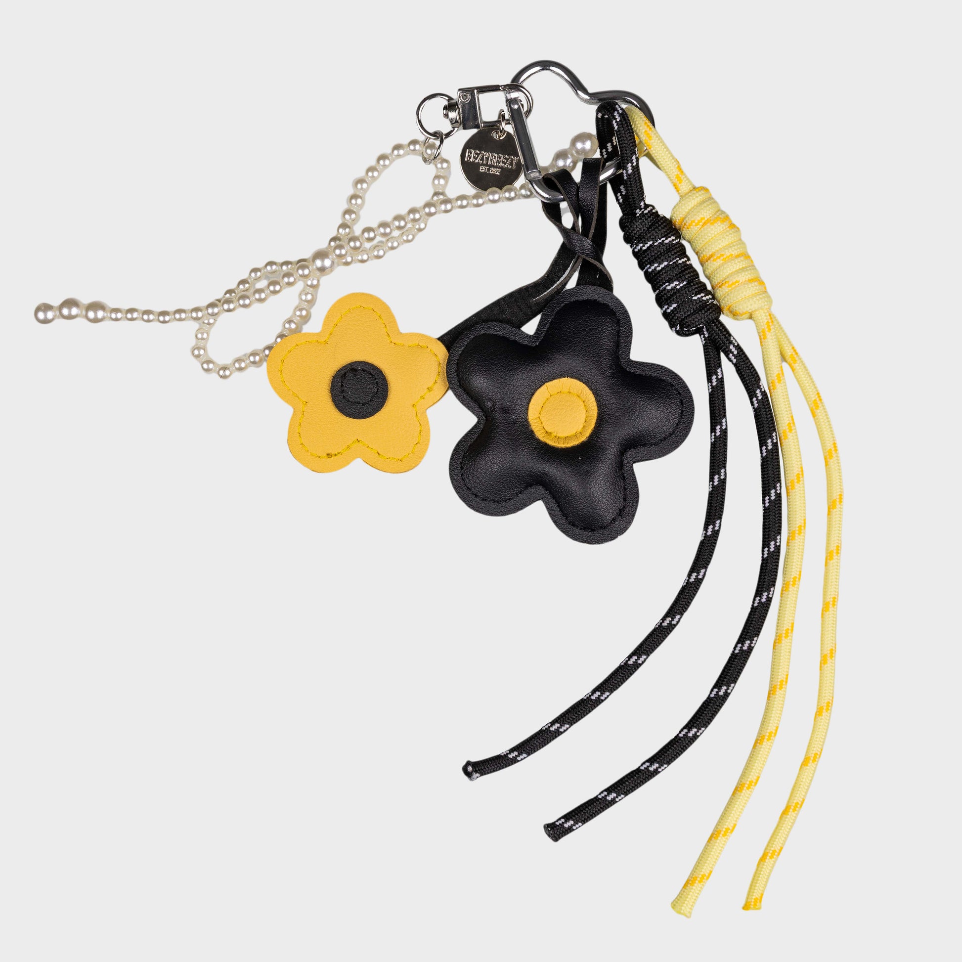 tuotekuva eezybeezyn mustakeltaisesta laukkukorusta