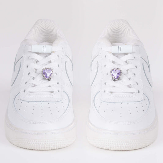 EEZYBEEZY kengännauhakoriste lila sydän