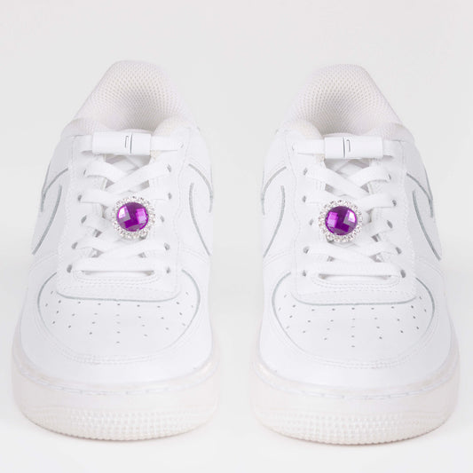 EEZYBEEZY kengännauhakoriste lila timantti