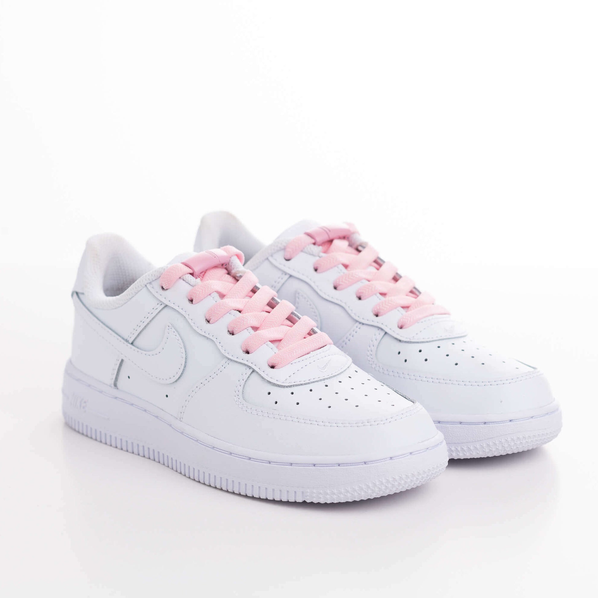 Venyvä kengännauha vaalea pinkki