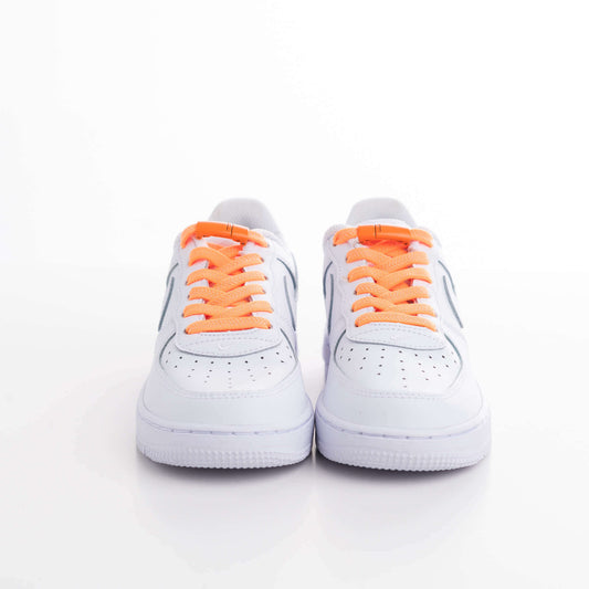 Venyvä kengännauha magneettikiinnityksellä neon oranssi