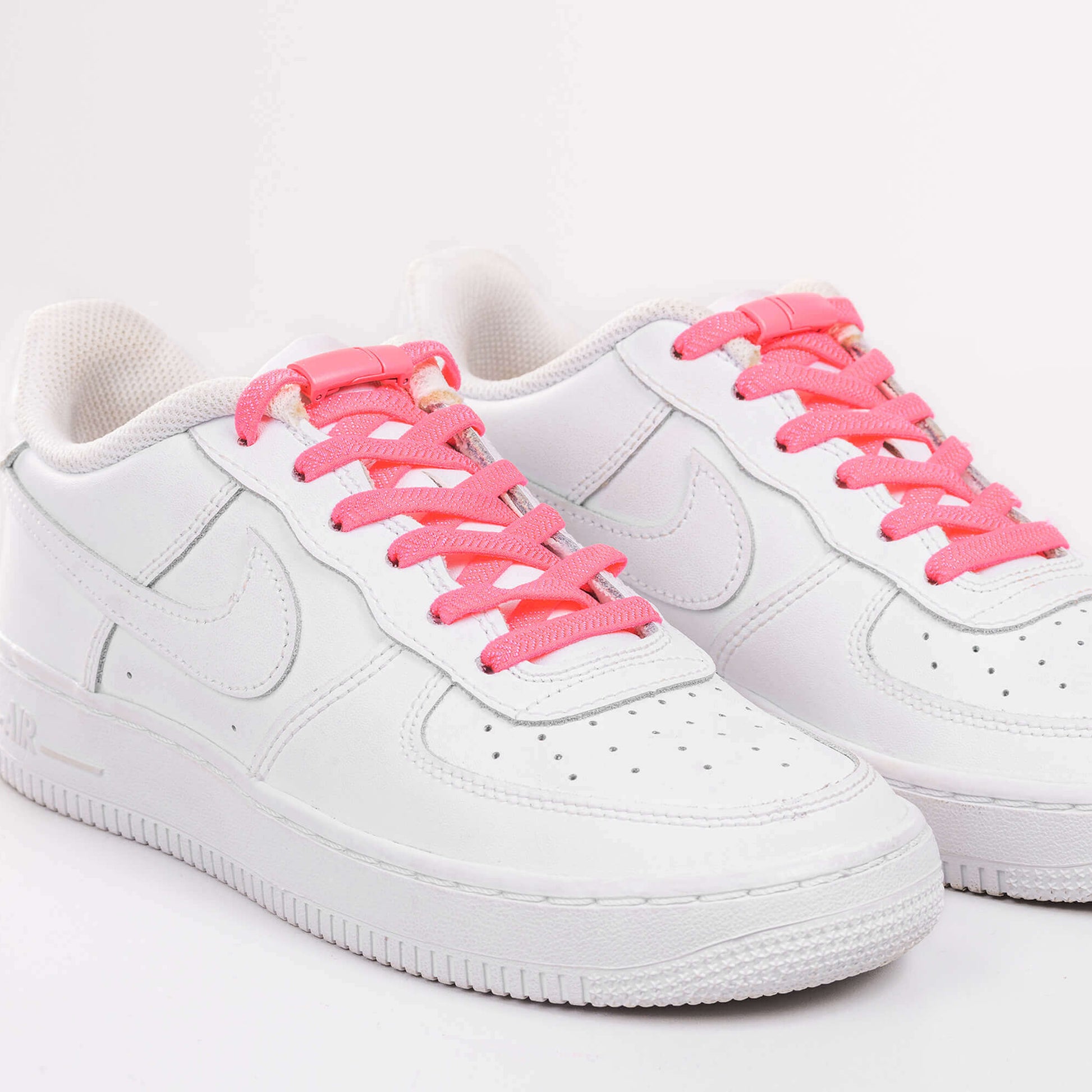 Venyvä kengännauha neon pink