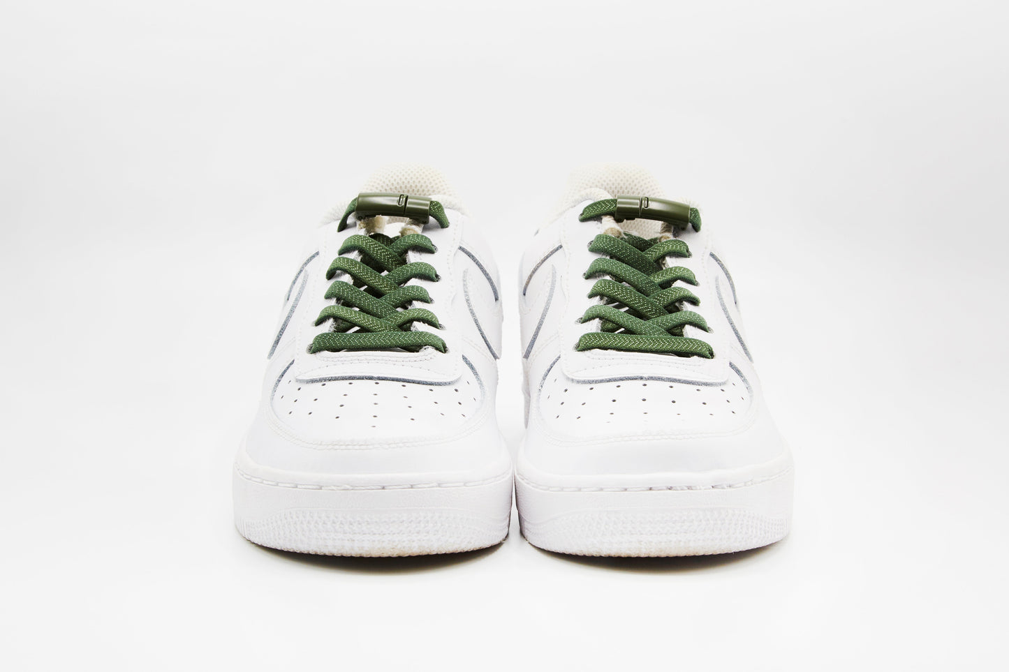 Venyvät kengännauhat - ARMY GREEN