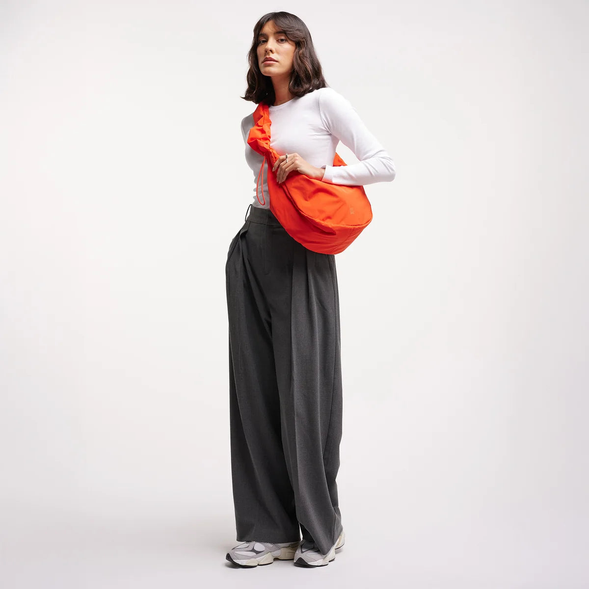GOT BAG / MOON BAG RUFFLE - HOT CORAL
