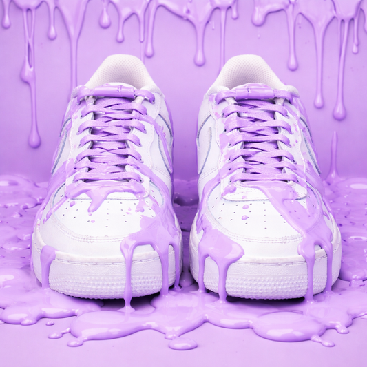 Venyvät kengännauhat - LAVENDER